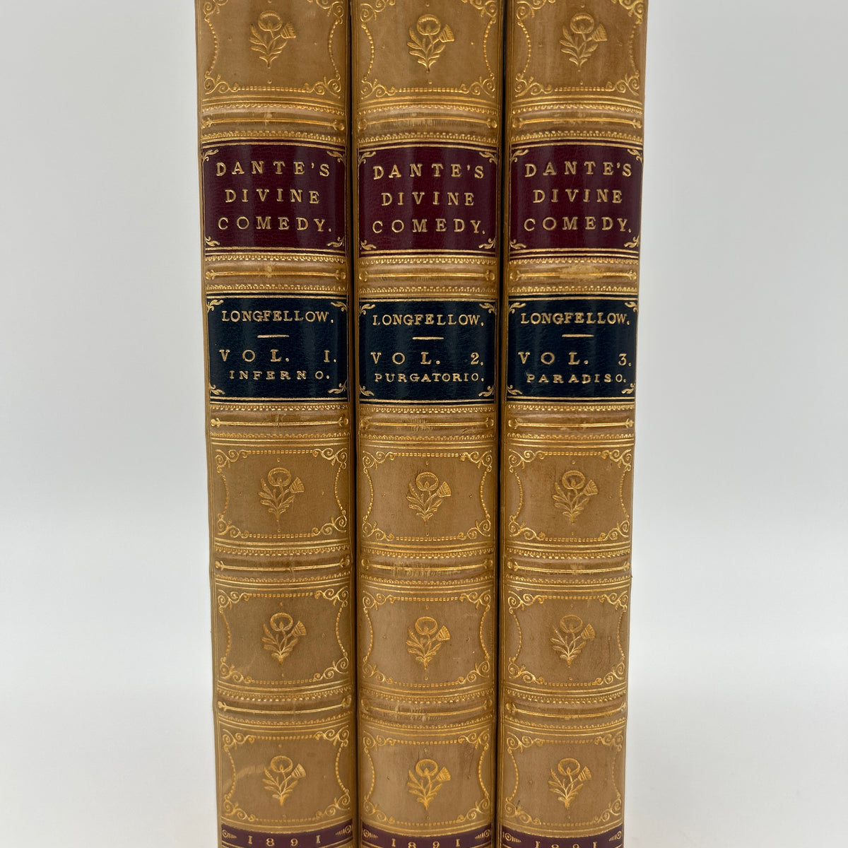 Dantes Divine Comedy (3vol.) - Moons Rare Books