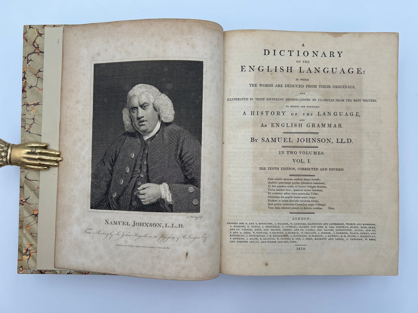 Samuel Johnson Dictionary of the English Language, 2 vol