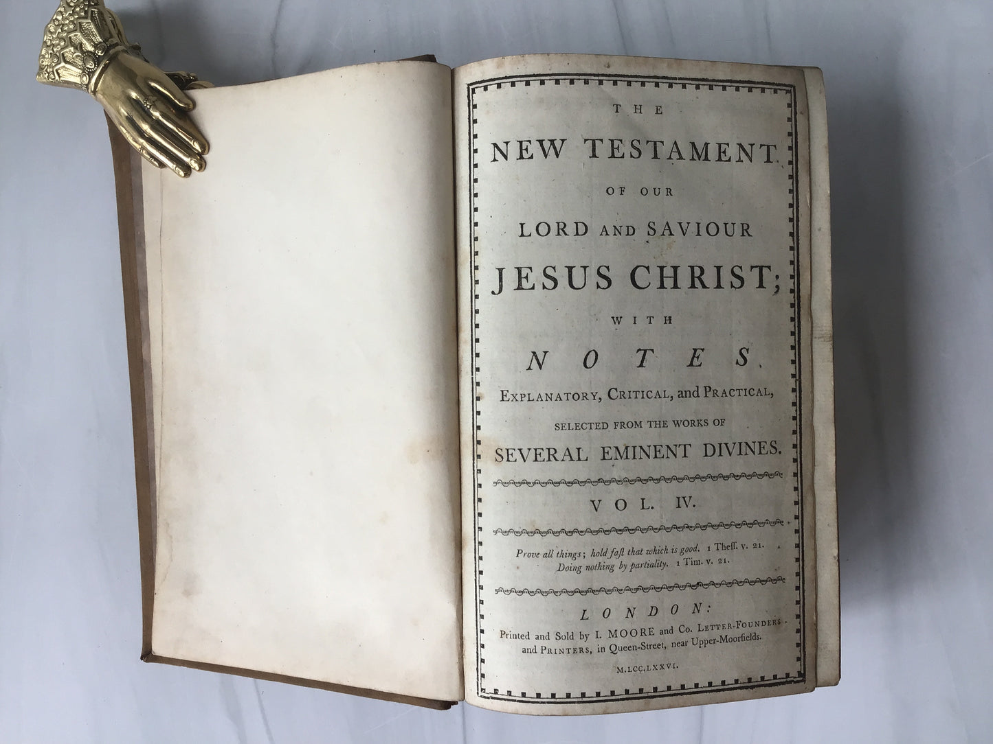 -Holy Bible 1774 vol 1 - 4*