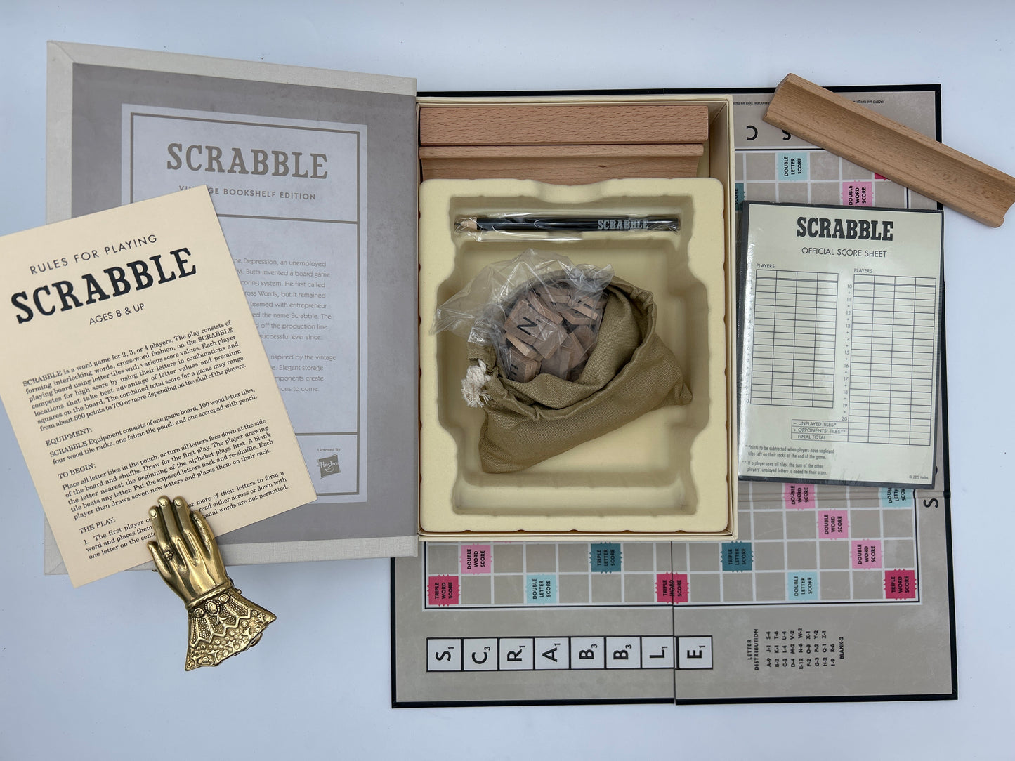 Scrabble Game Bookshelf Edition