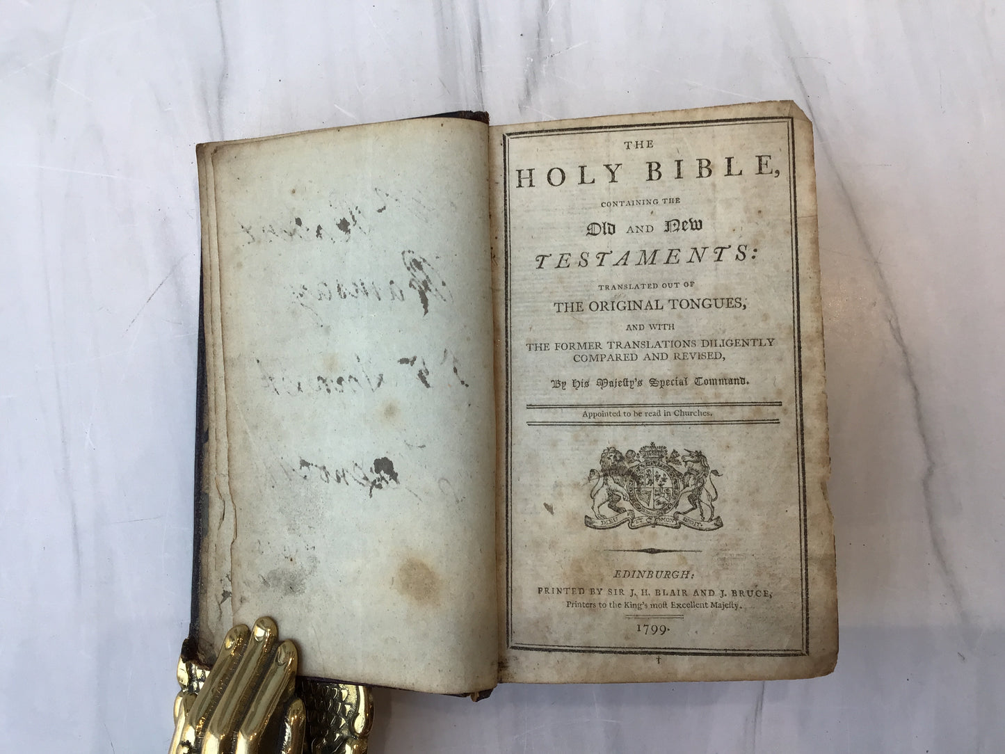 -King James Bible 1799*