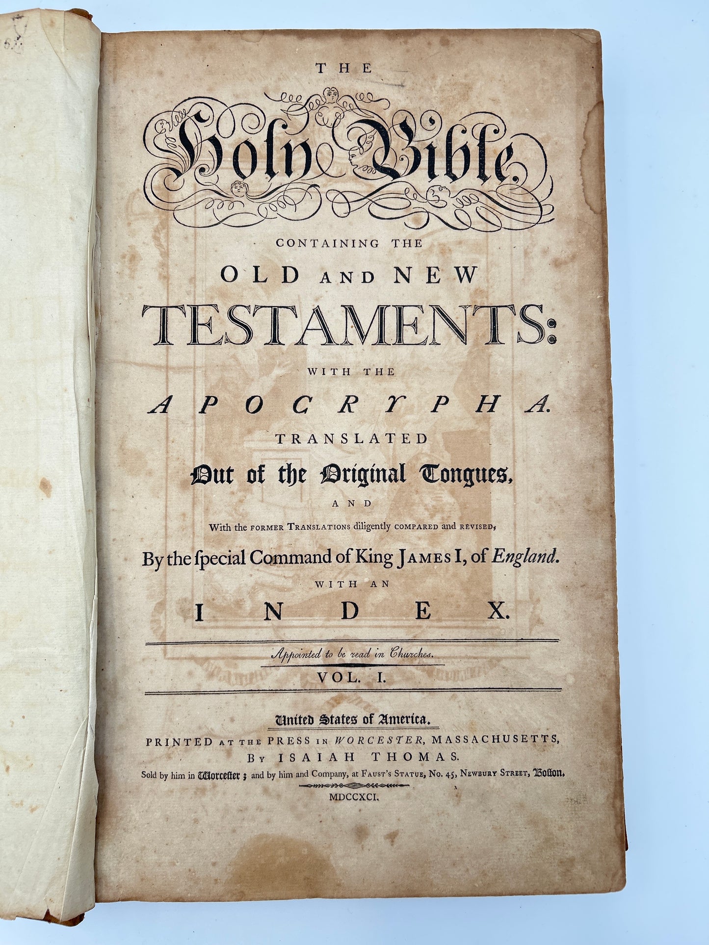 ”Thomas Bible” In Two Volumes