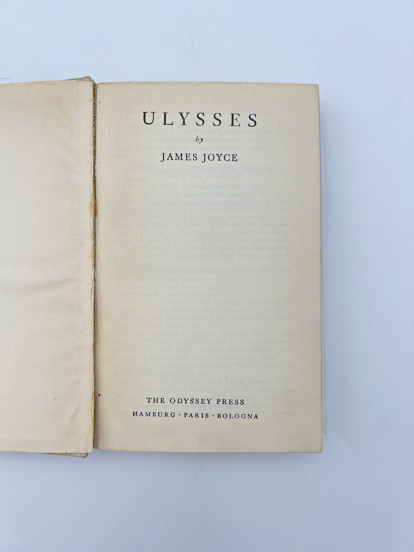 Ulysses 2 volume