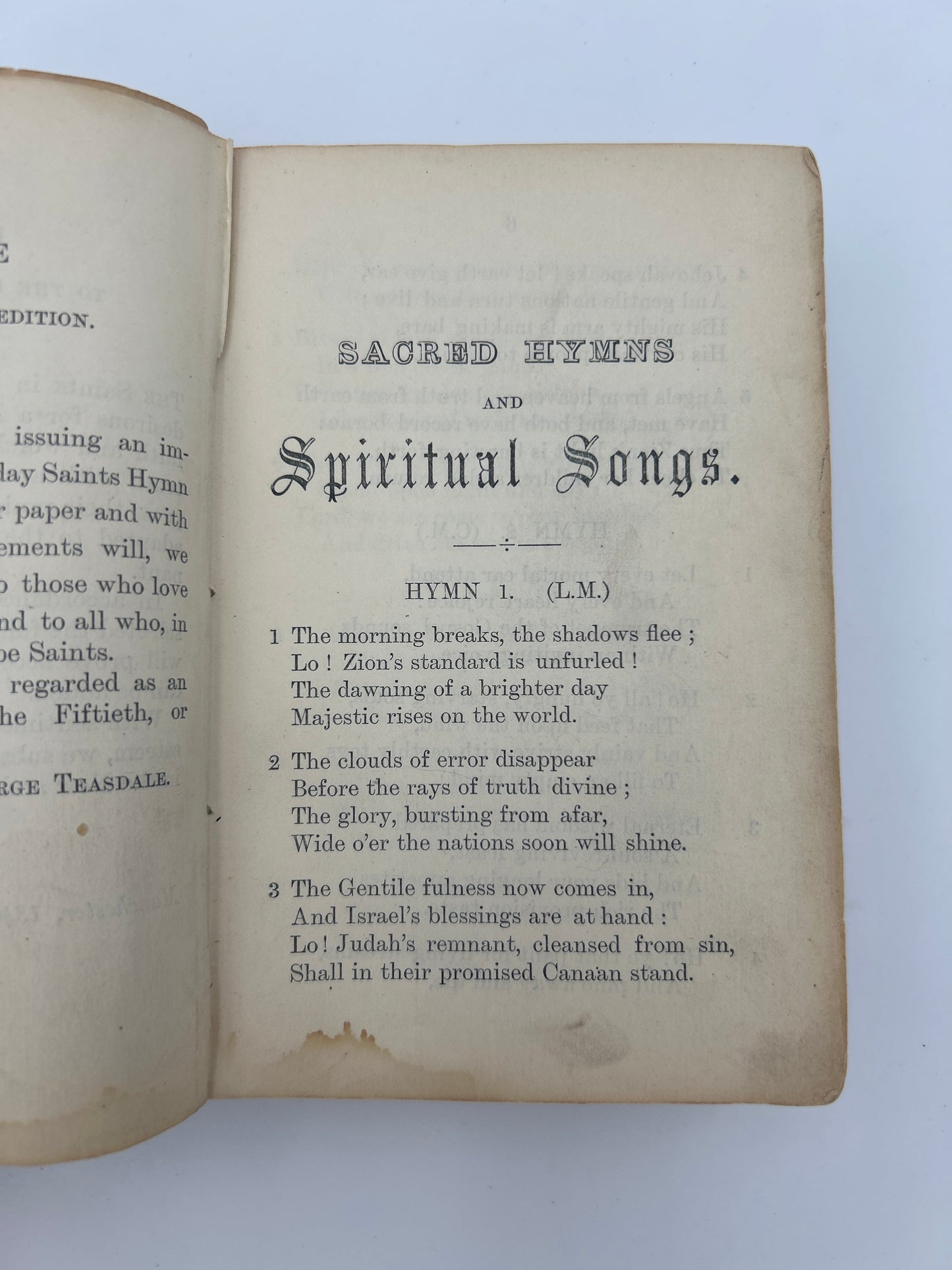 1890  Sacred Hymns and Spiritual Songs