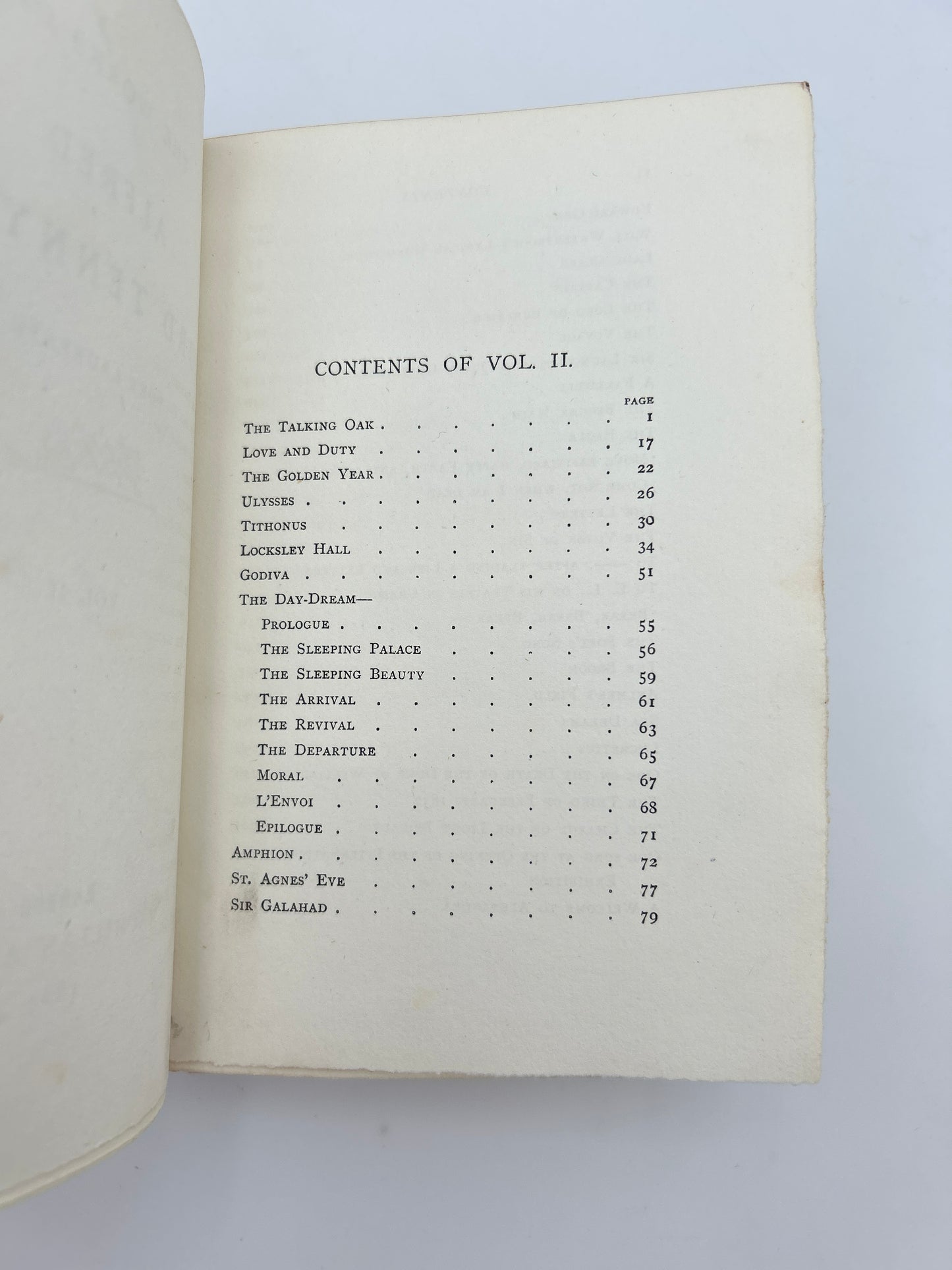 The Works of Tennyson in Seven Volumes