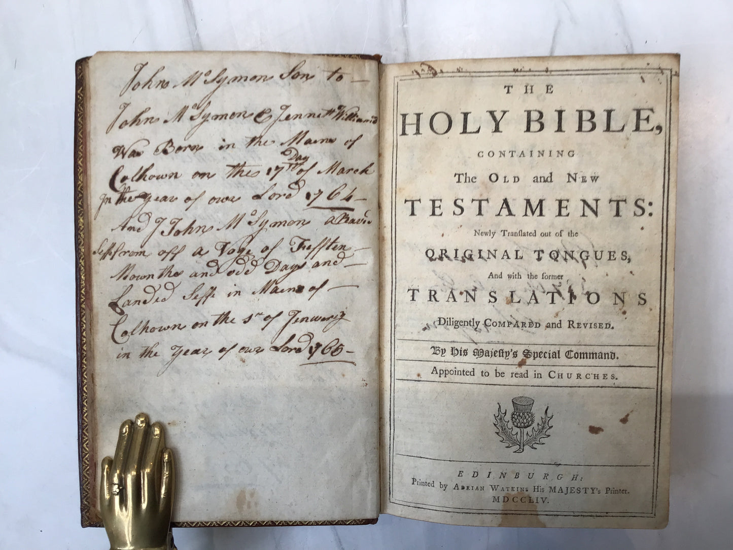 King James Bible 1754