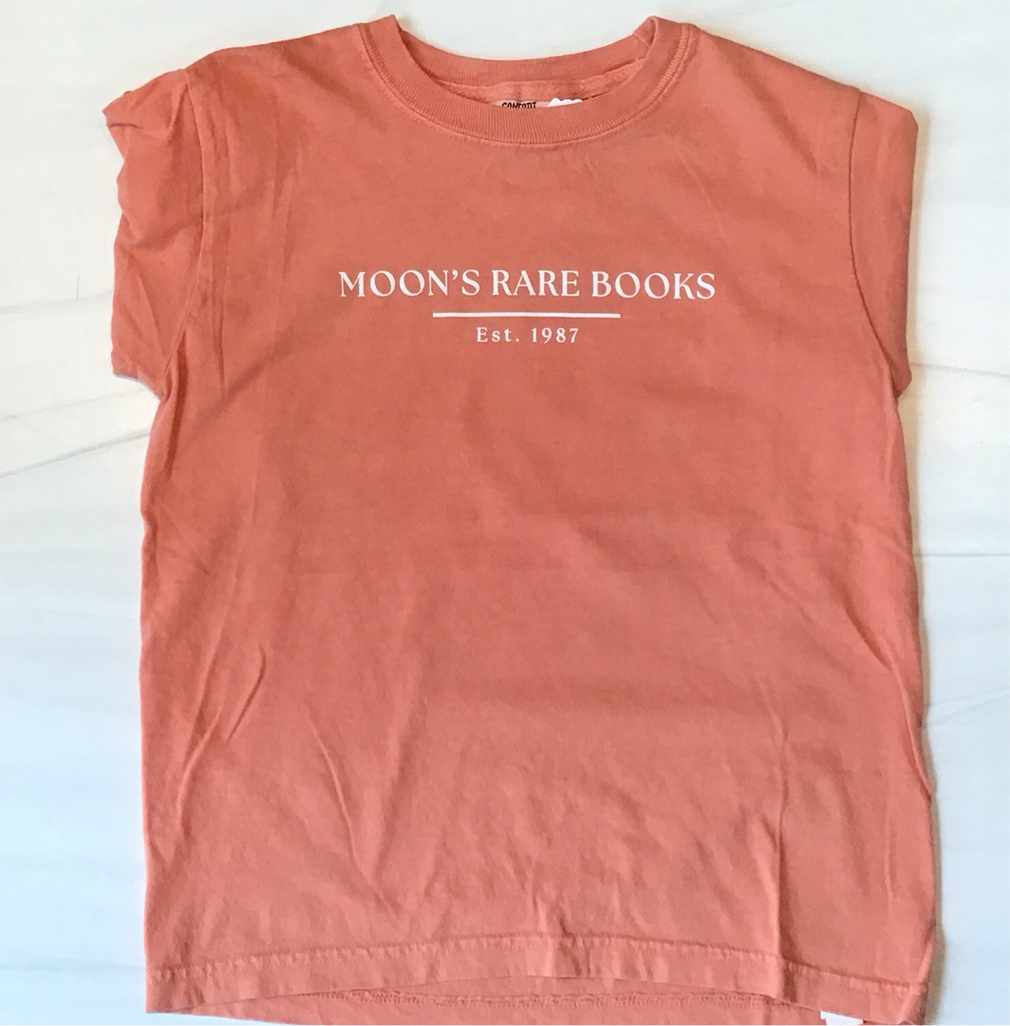 -Moon's Rare Books Youth T-shirt (Salmon)*