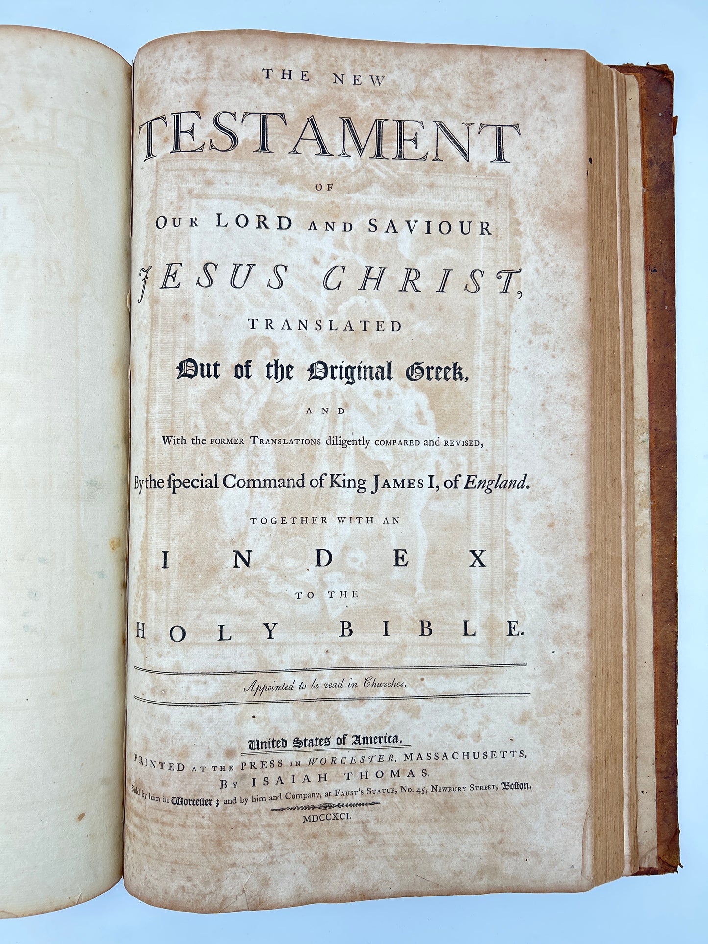 ”Thomas Bible” In Two Volumes