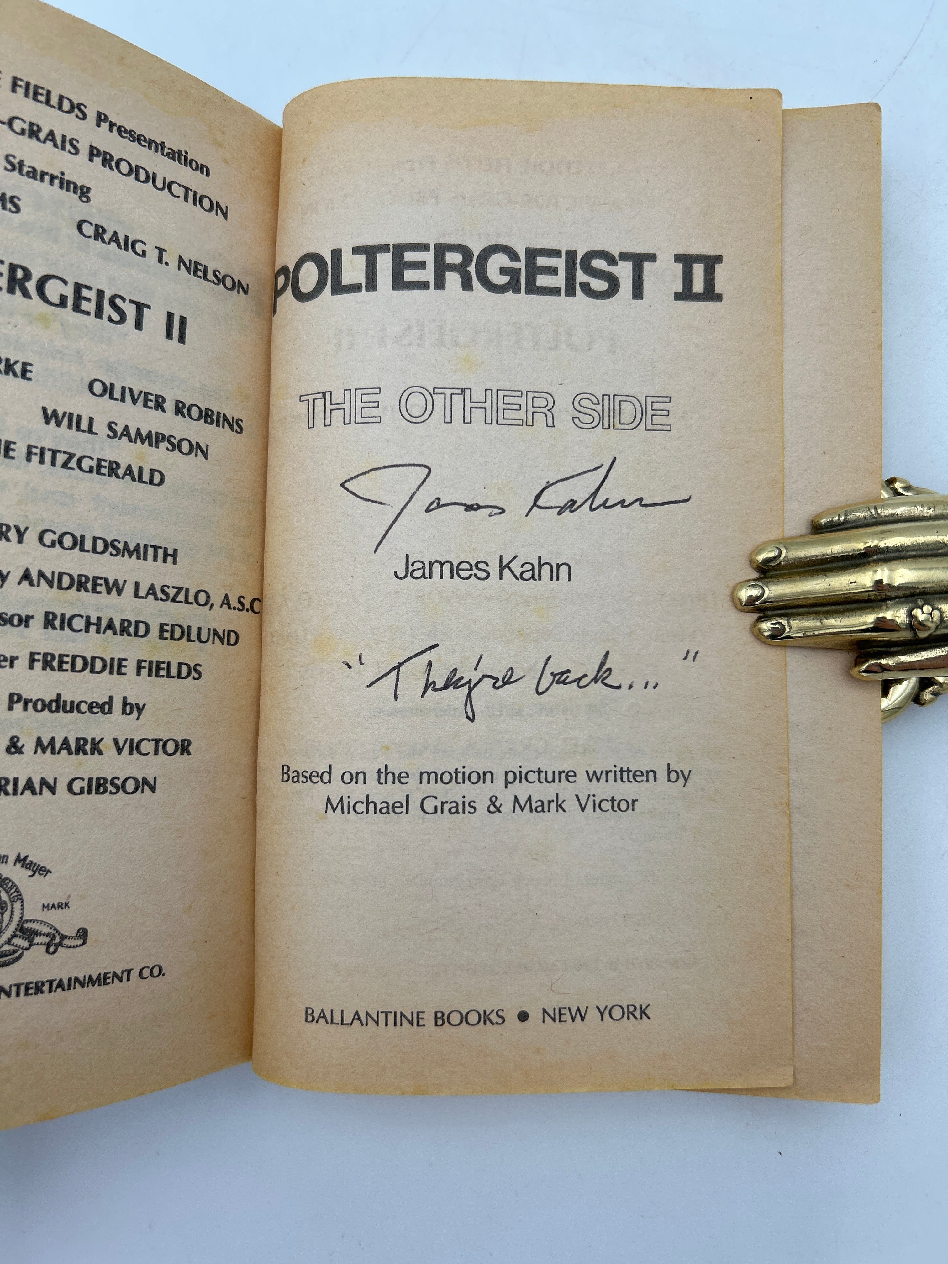 Poltergeist 2 – Moons Rare Books
