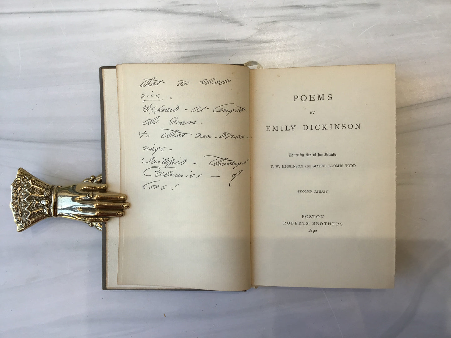 -Emily Dickinson - 3 vol - First Edition*