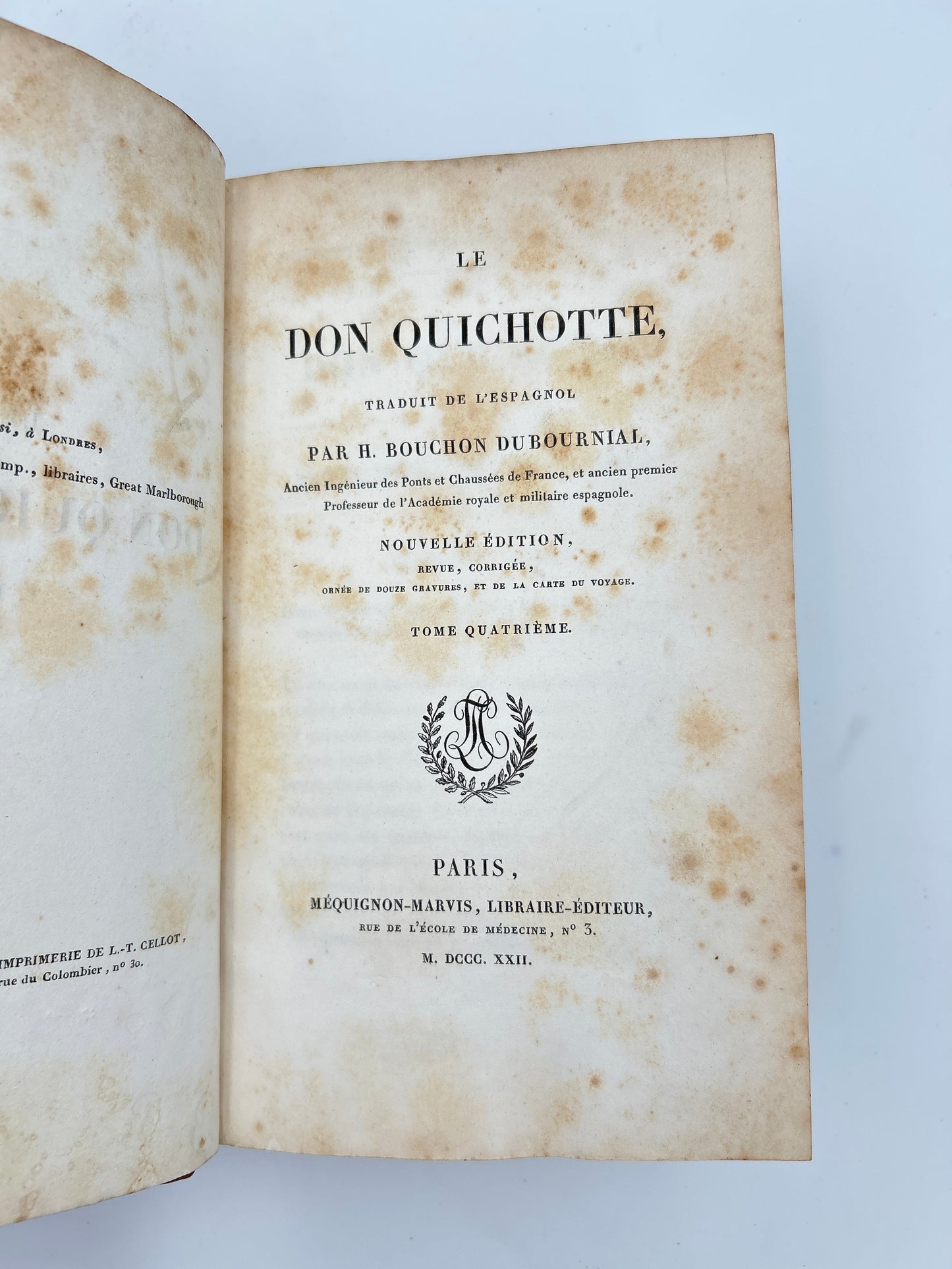 Le Don Quichotte in Four Volumes