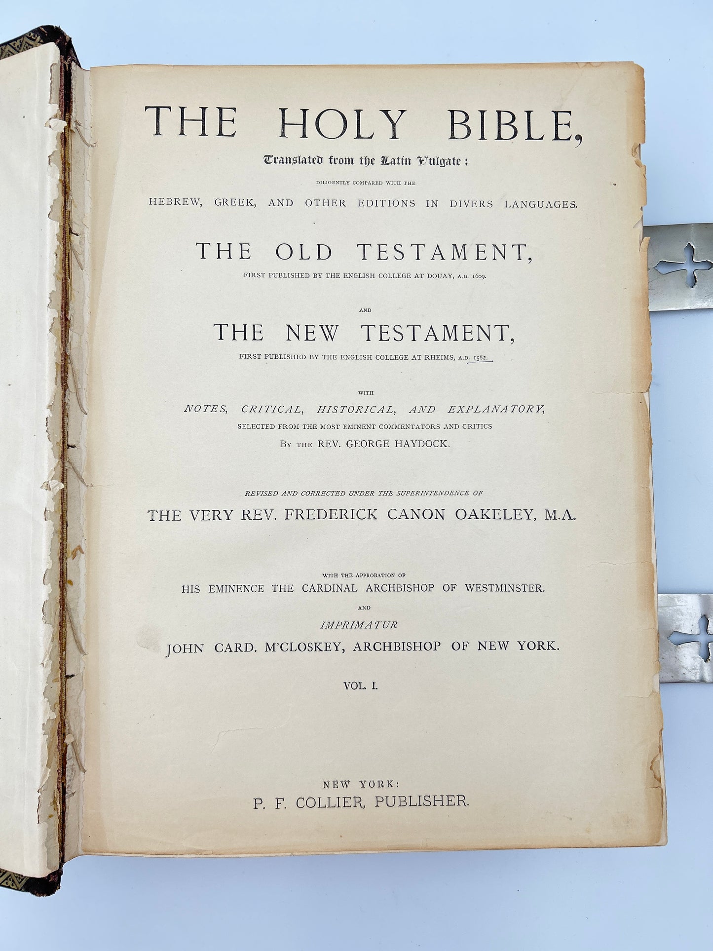 Catholic Family Bible 1884