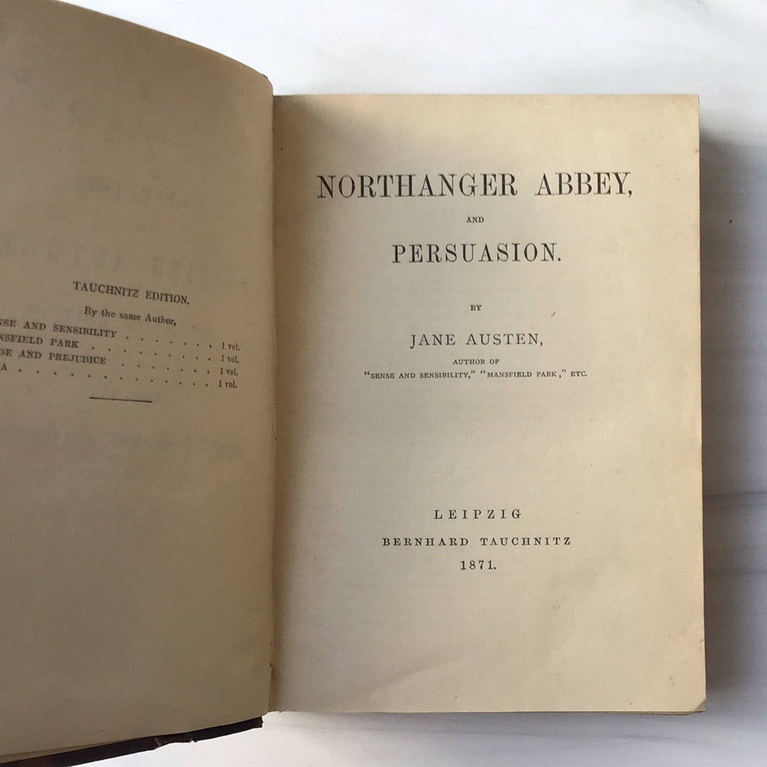 -Northanger Abbey and Persuasion*