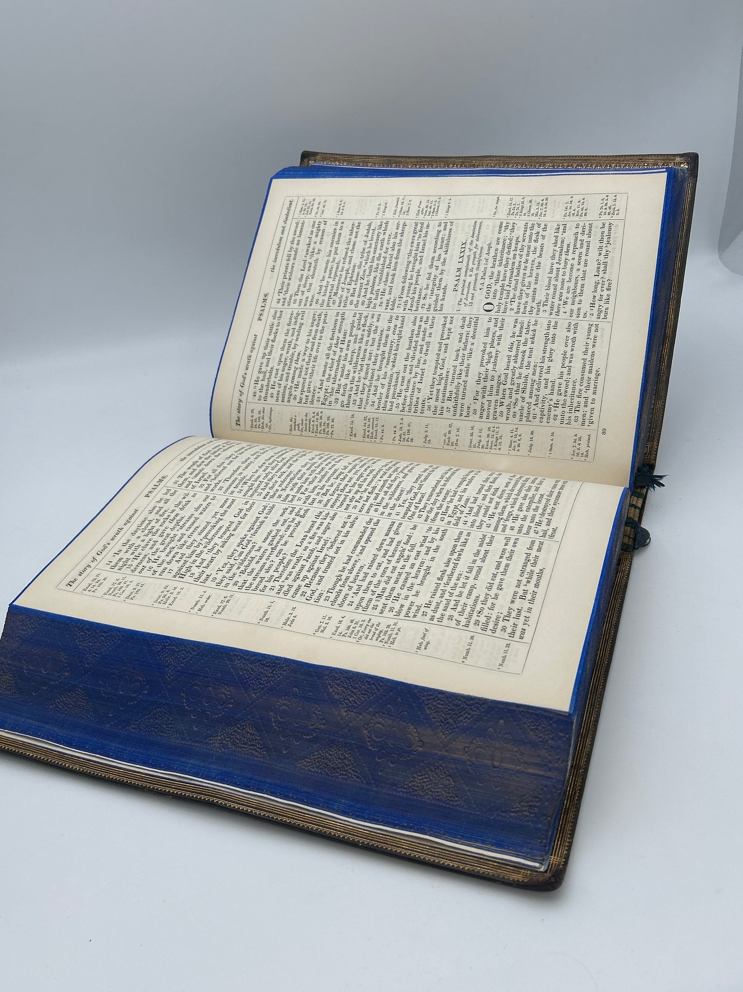 Holy Bible (Barritt) 1844 ( Blue Fore- Edge)