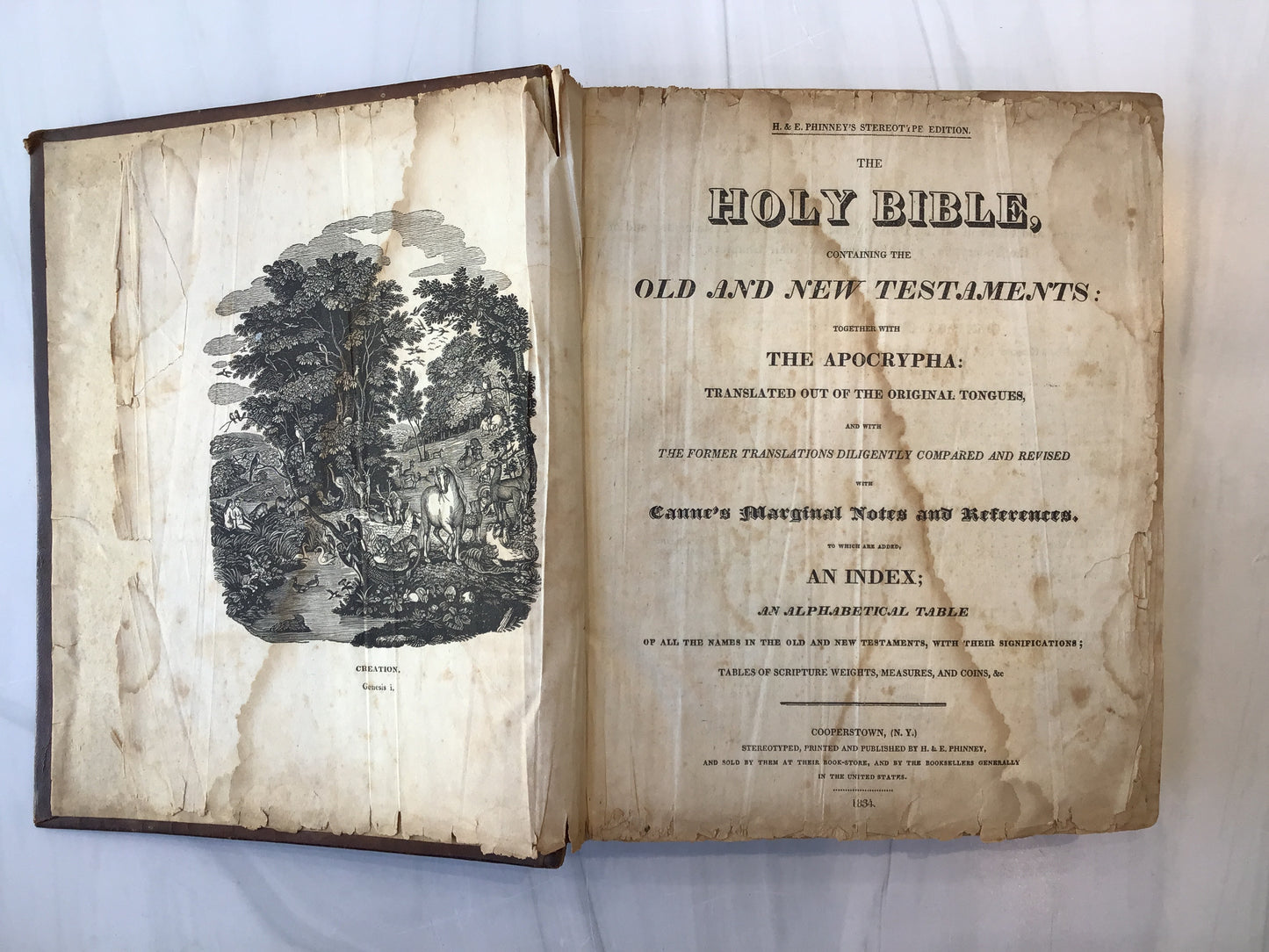 -Cooperstown Phinney Holy Bible*