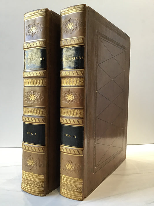 1785 - Latin Vulgate Bible - 2 Vols