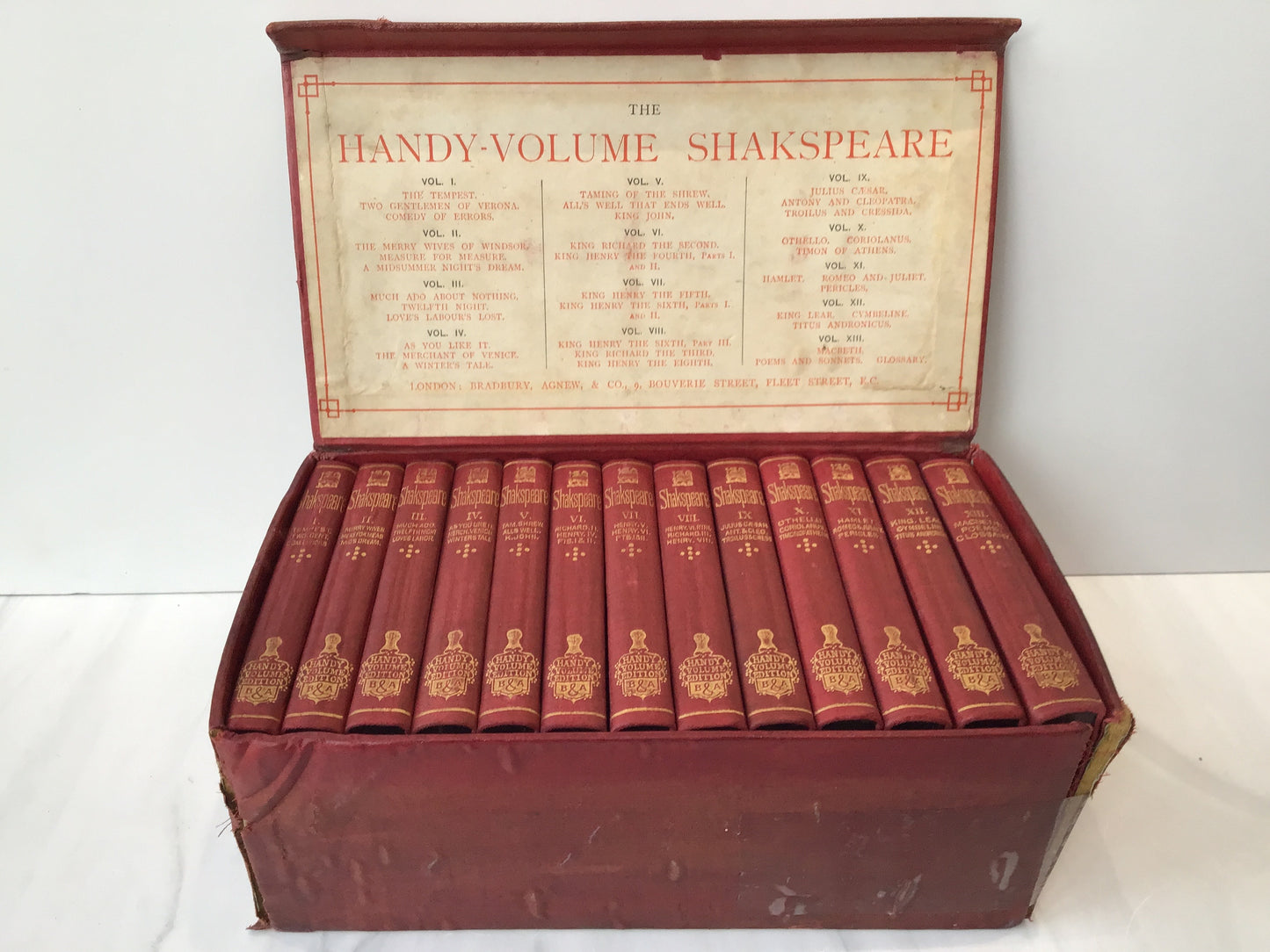 Shakspeare 13 vol. box set