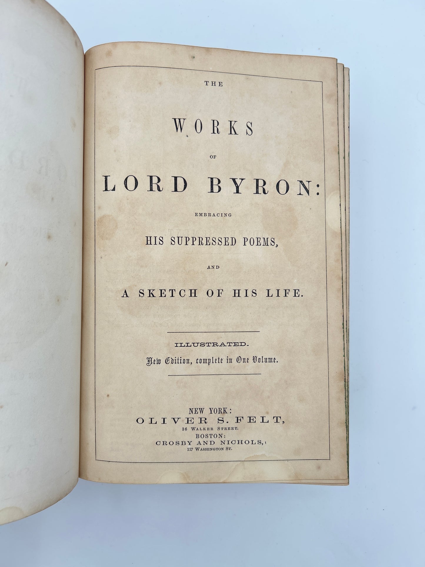 The Works of Lord Byron