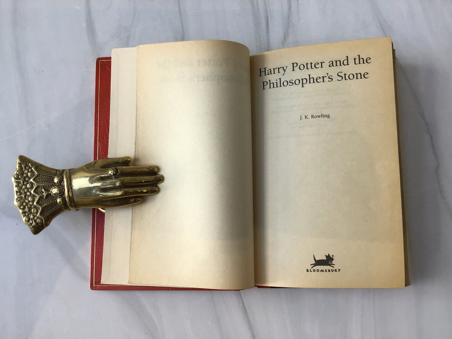 -Harry Potter and the Philosopher's Stone - First Edition Leather Bound