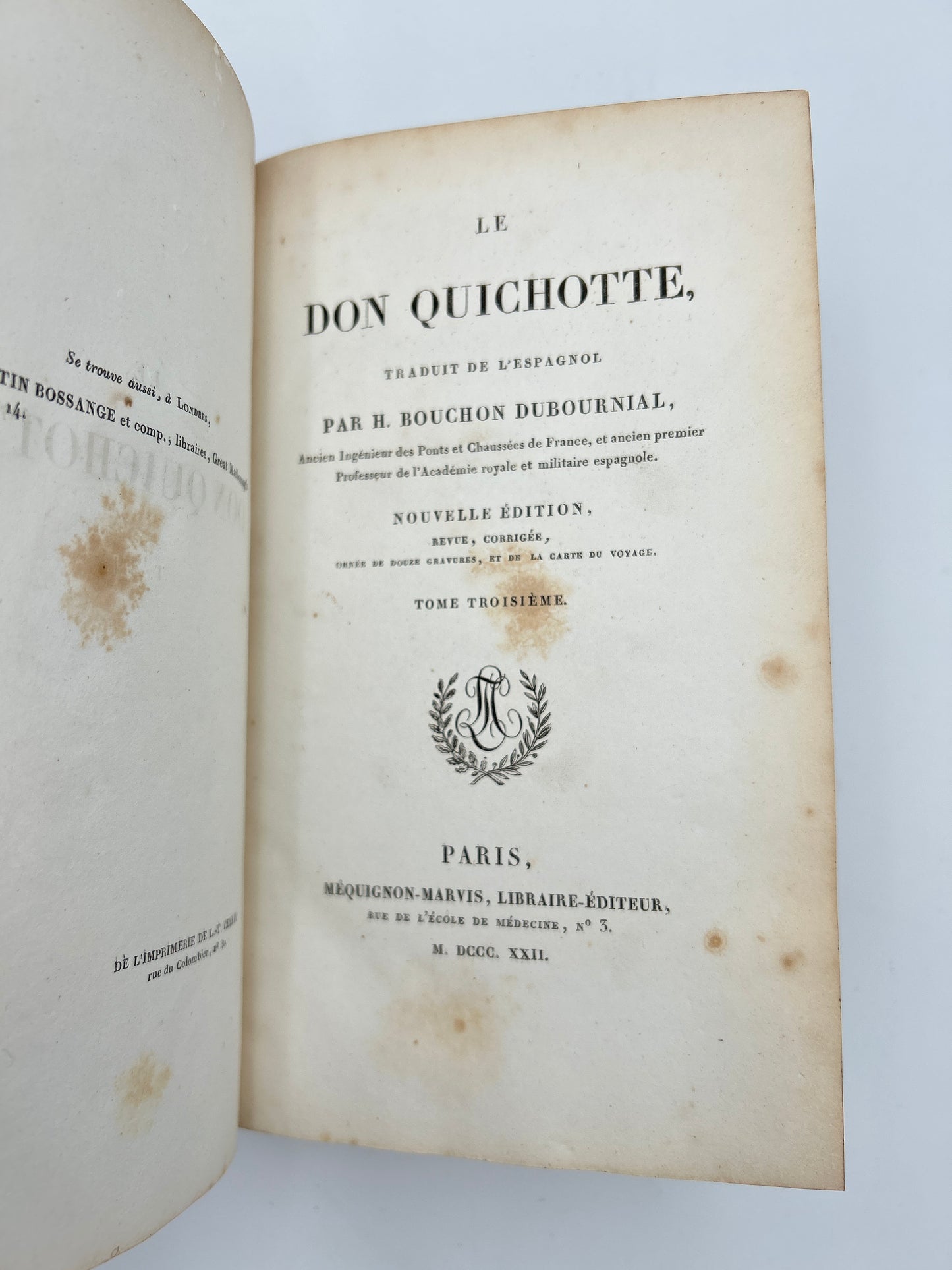 Le Don Quichotte in Four Volumes