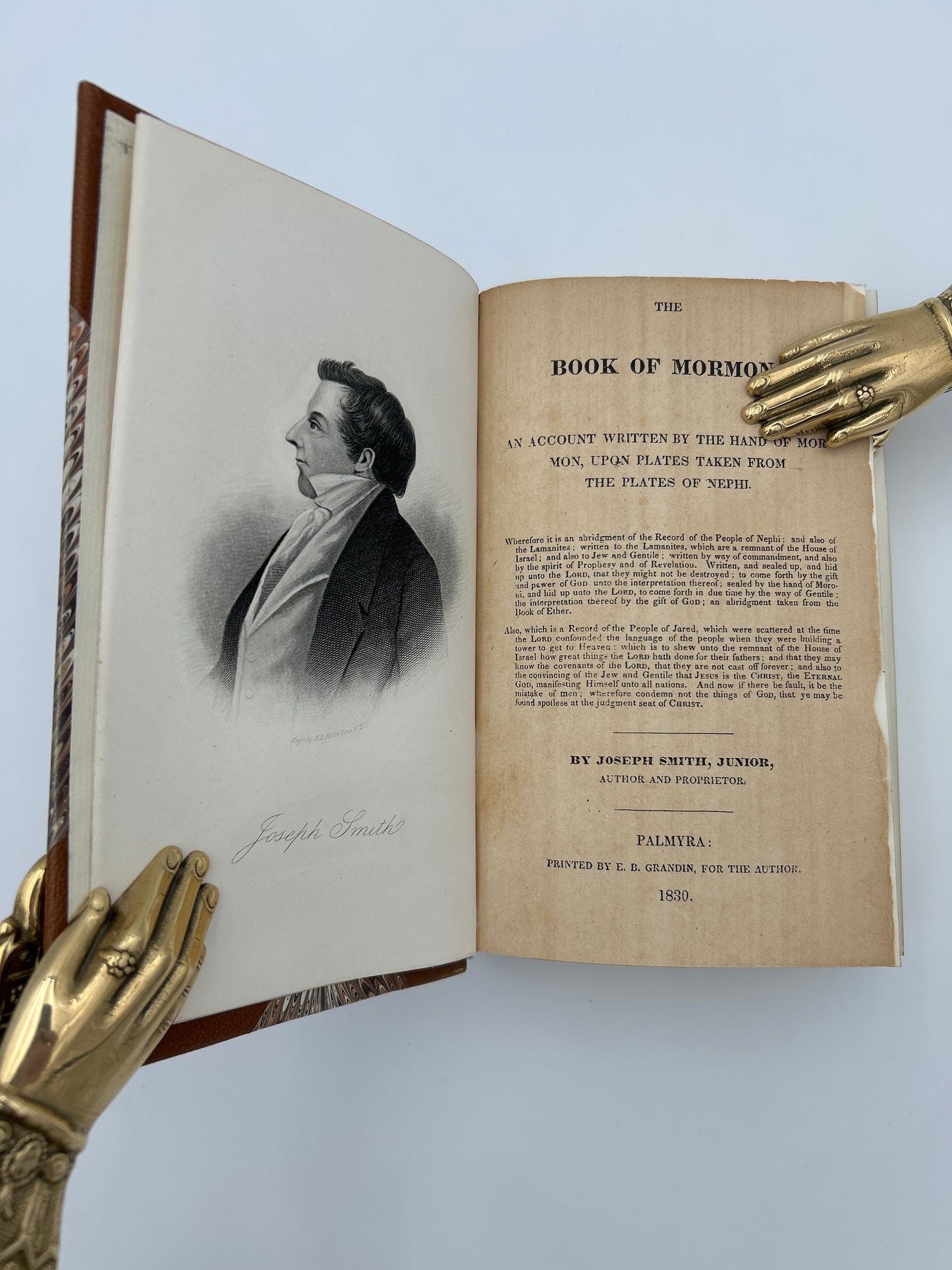 Replica First Edition Book of Mormon 1830