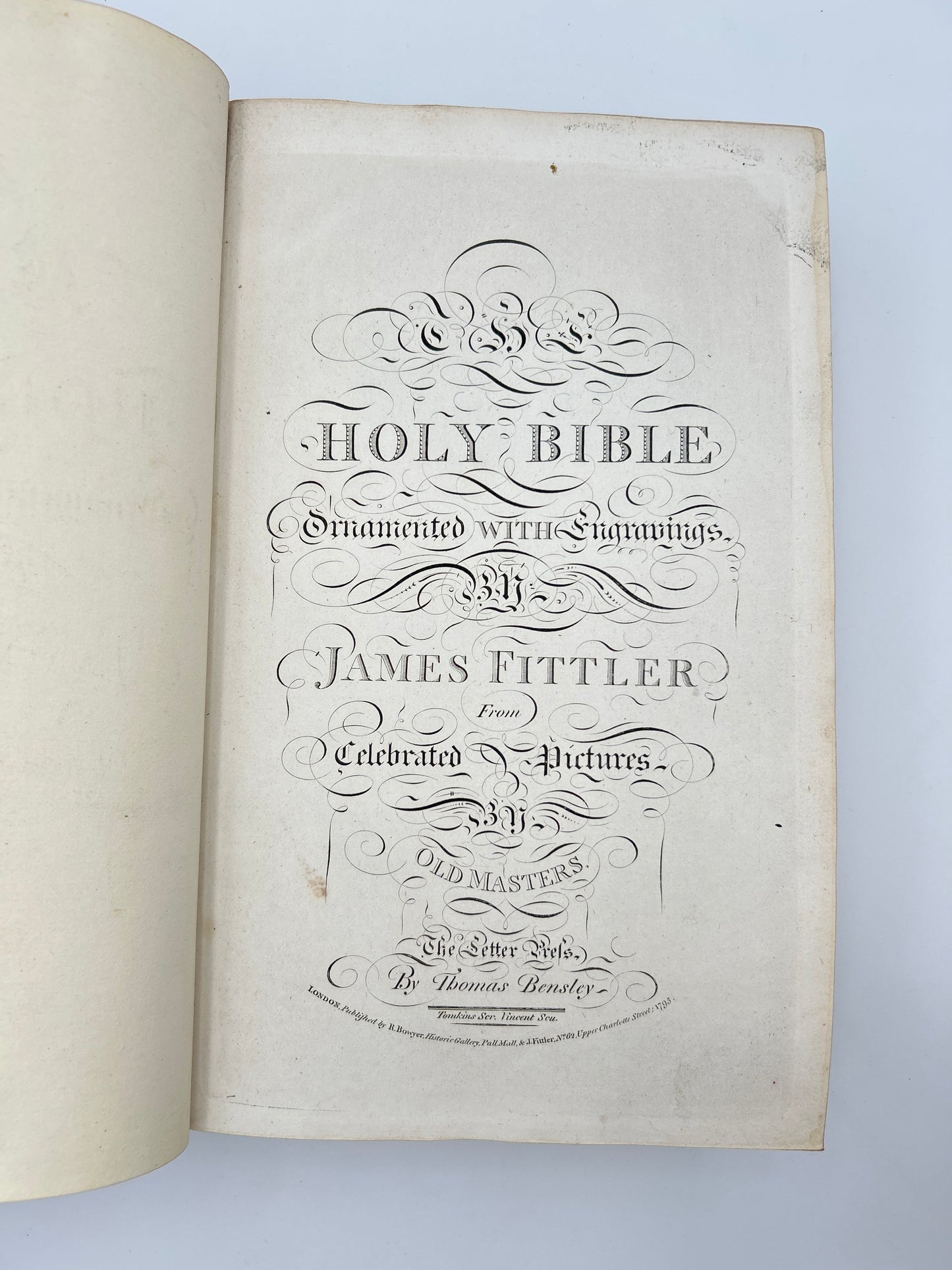 The Holy Bible in Three Volumes and The Book of Common Prayer