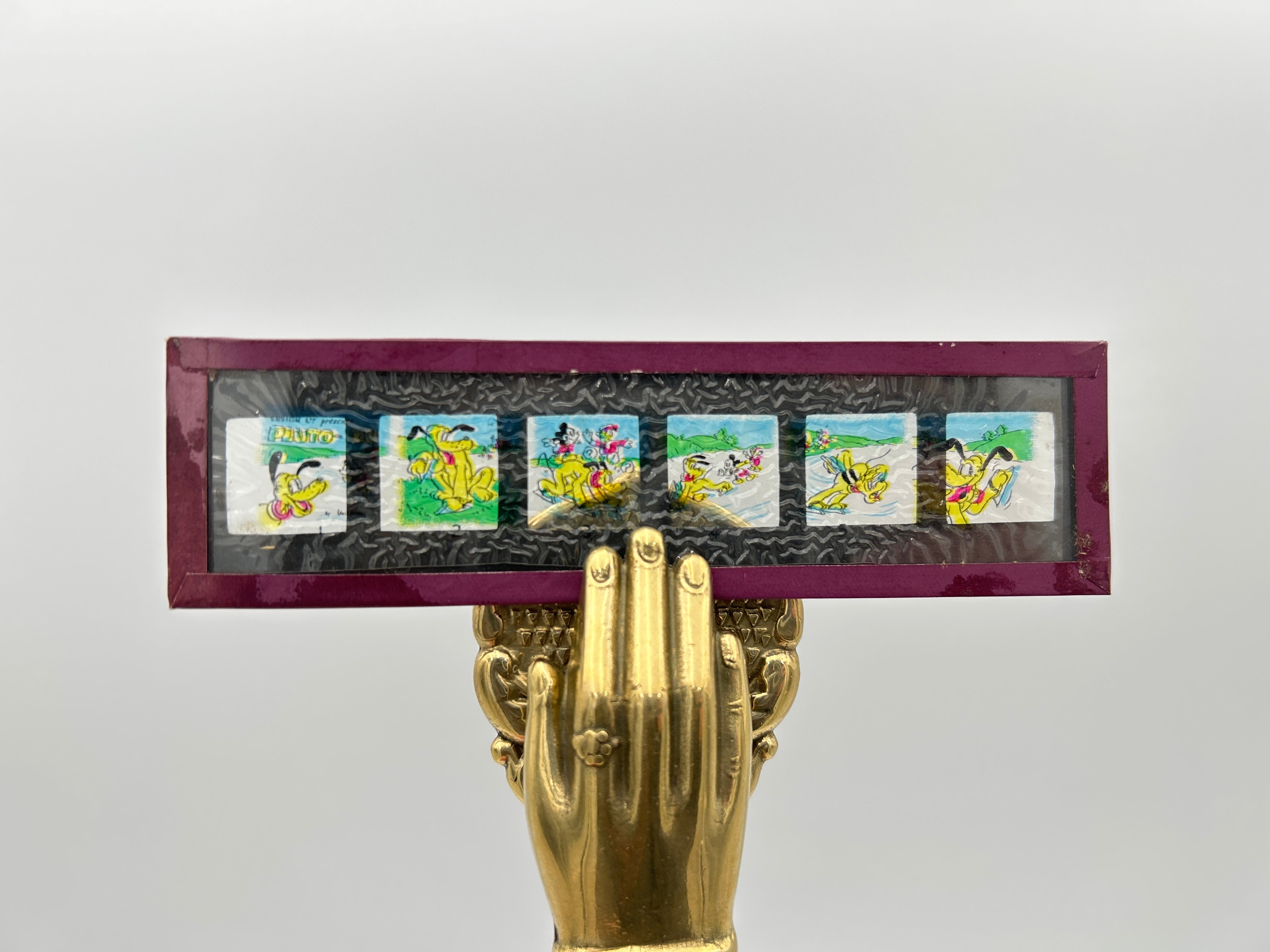 Pluto on Ice Colored Lantern Slides – Moons Rare Books