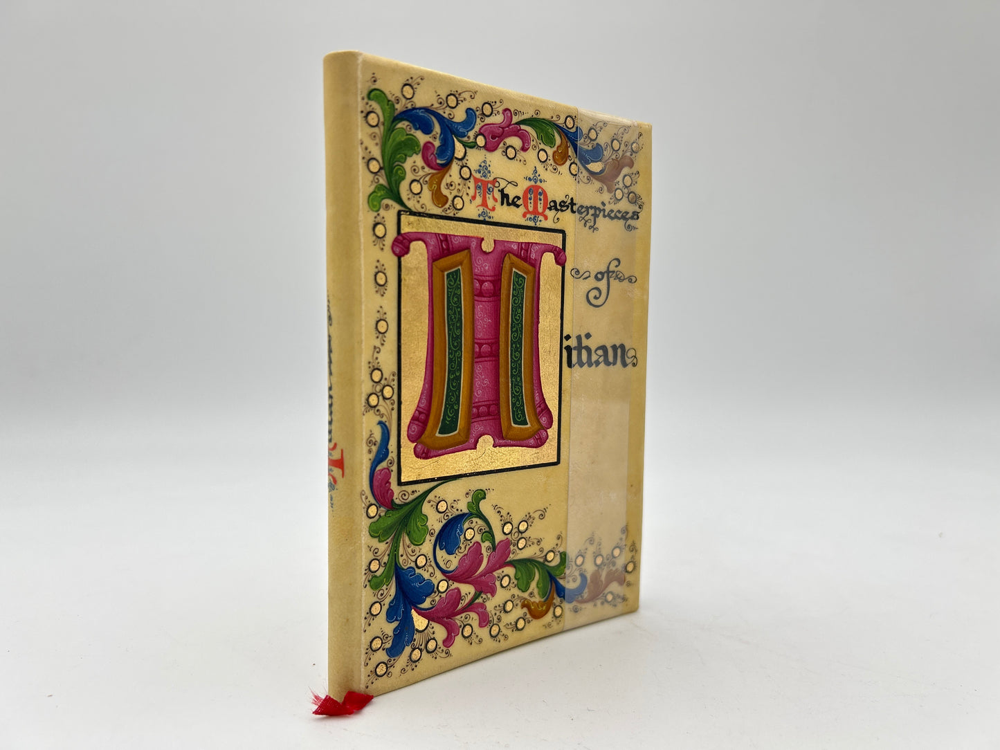 Twelve Art Books in Hand Painted Florentine Binding