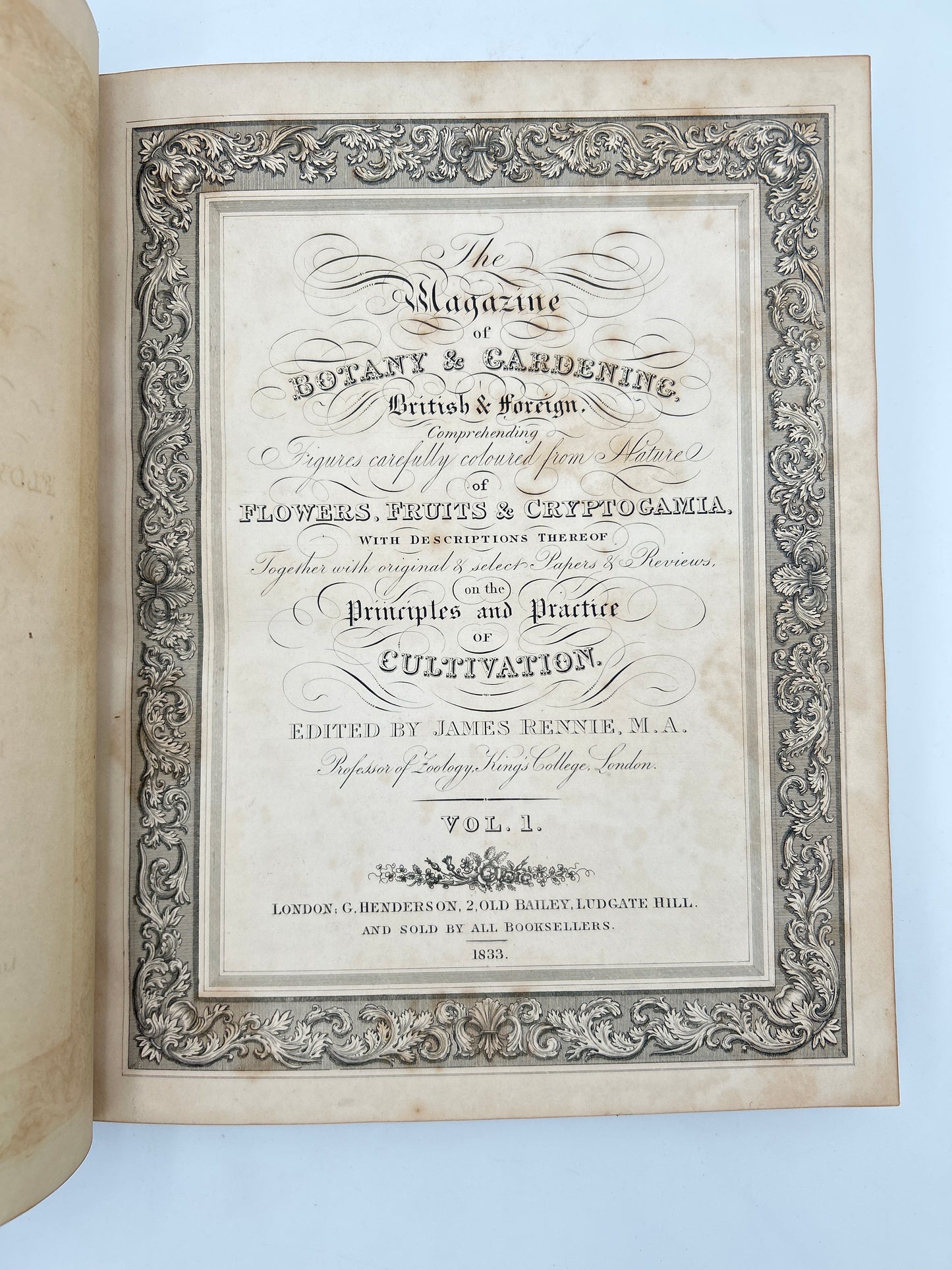 The Magazine of Botany and Gardening In Four Volumes