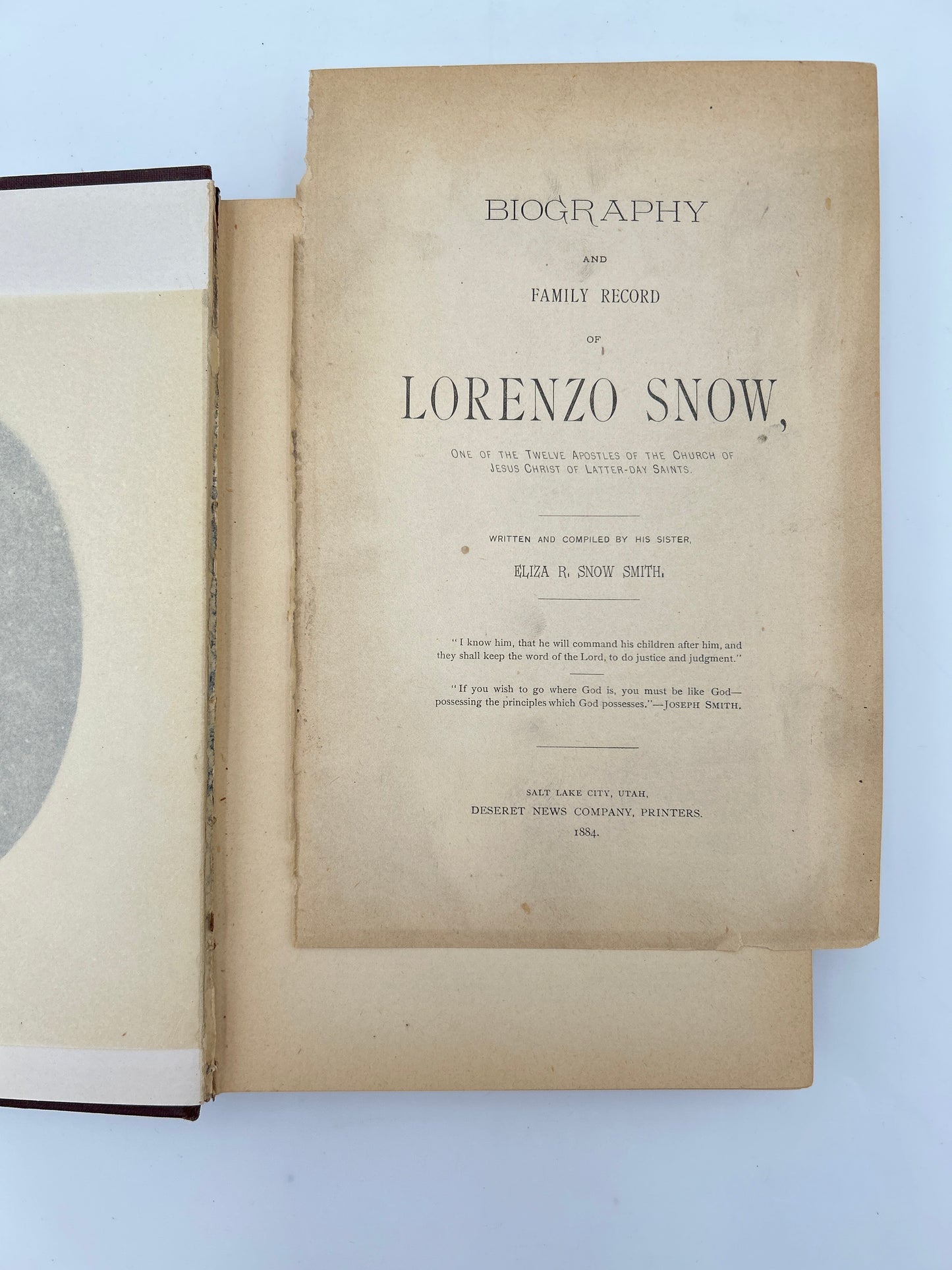 Biography and Family Record of Lorenzo Snow