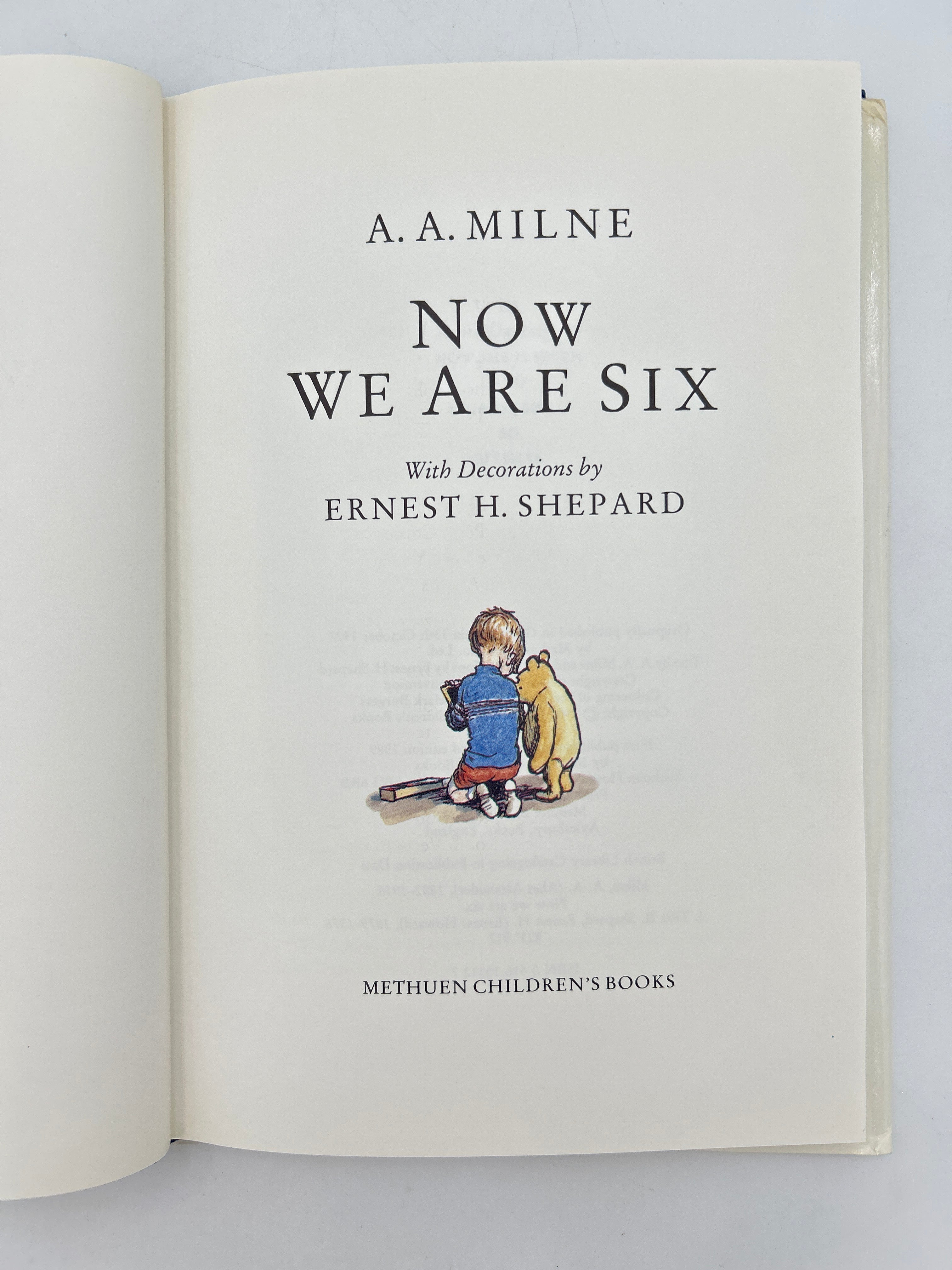 Now We Are Six – Moons Rare Books