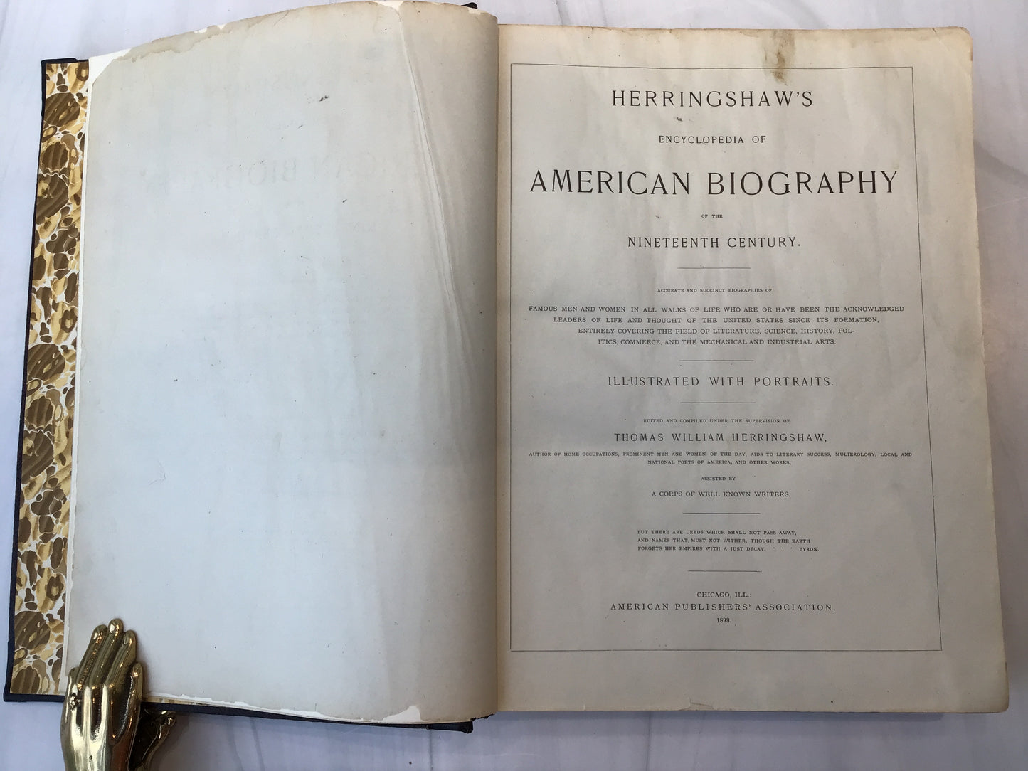 -Herringshaw's Eccyclopeda of American Biography of the Nineteenth Century*