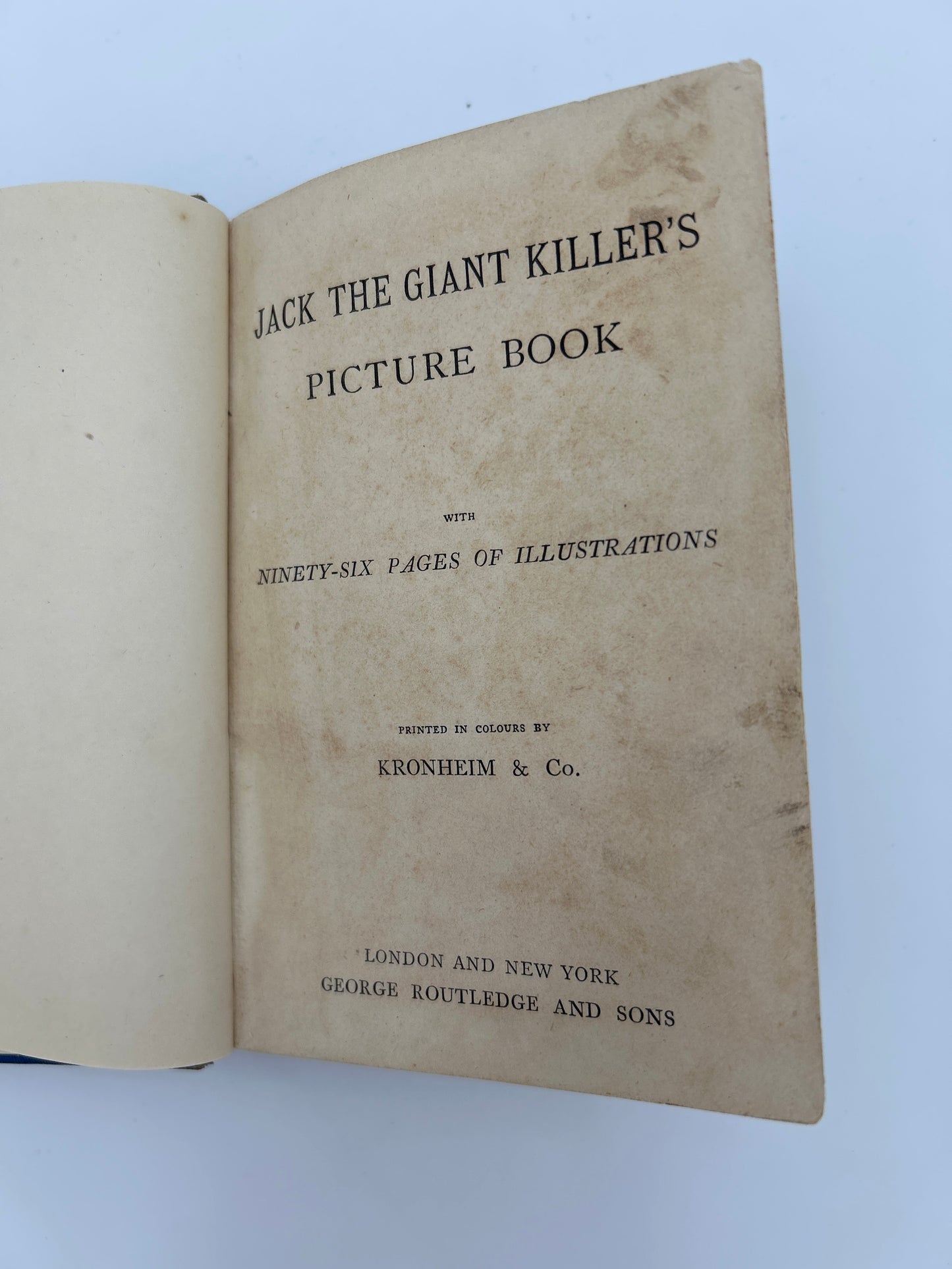 Jack the Giant Killer’s Picture Book