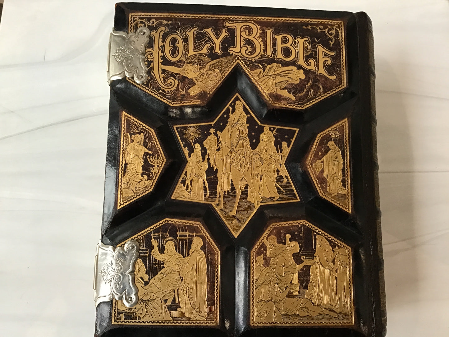 -Holy Bible - "double four" - edge 1892*