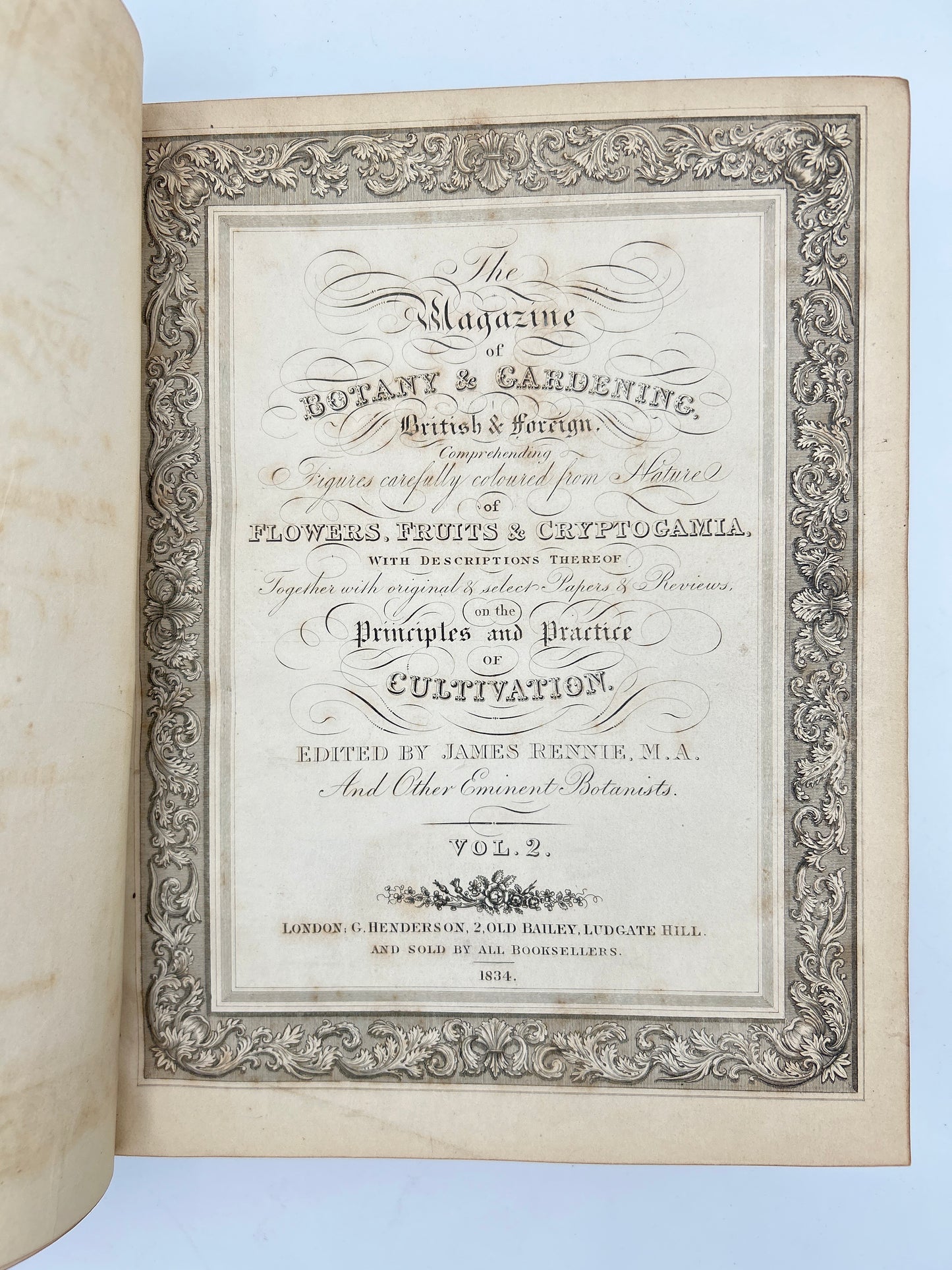 The Magazine of Botany and Gardening In Four Volumes