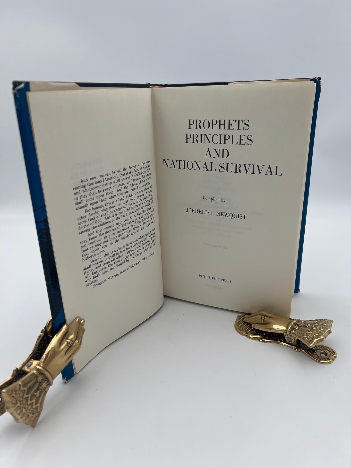 Prophets, Principles and National Survival