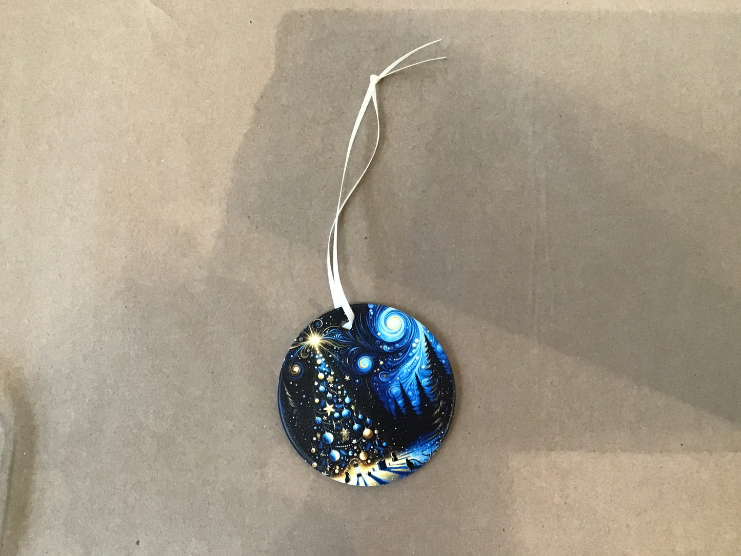 Starry Night Christmas Ornament