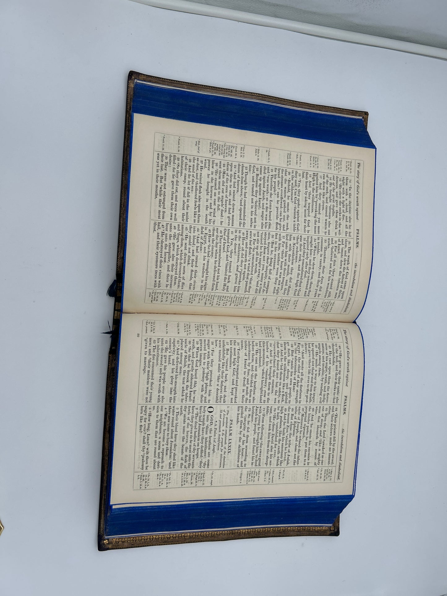 Holy Bible (Barritt) 1844 ( Blue Fore- Edge)