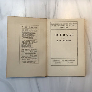 -Courage by J.M. Barrie*