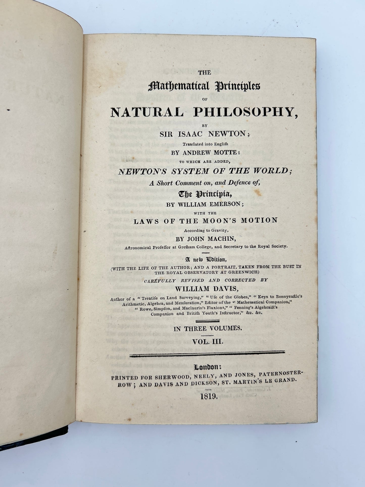 The Mathematical Principles of Natural Philosophy