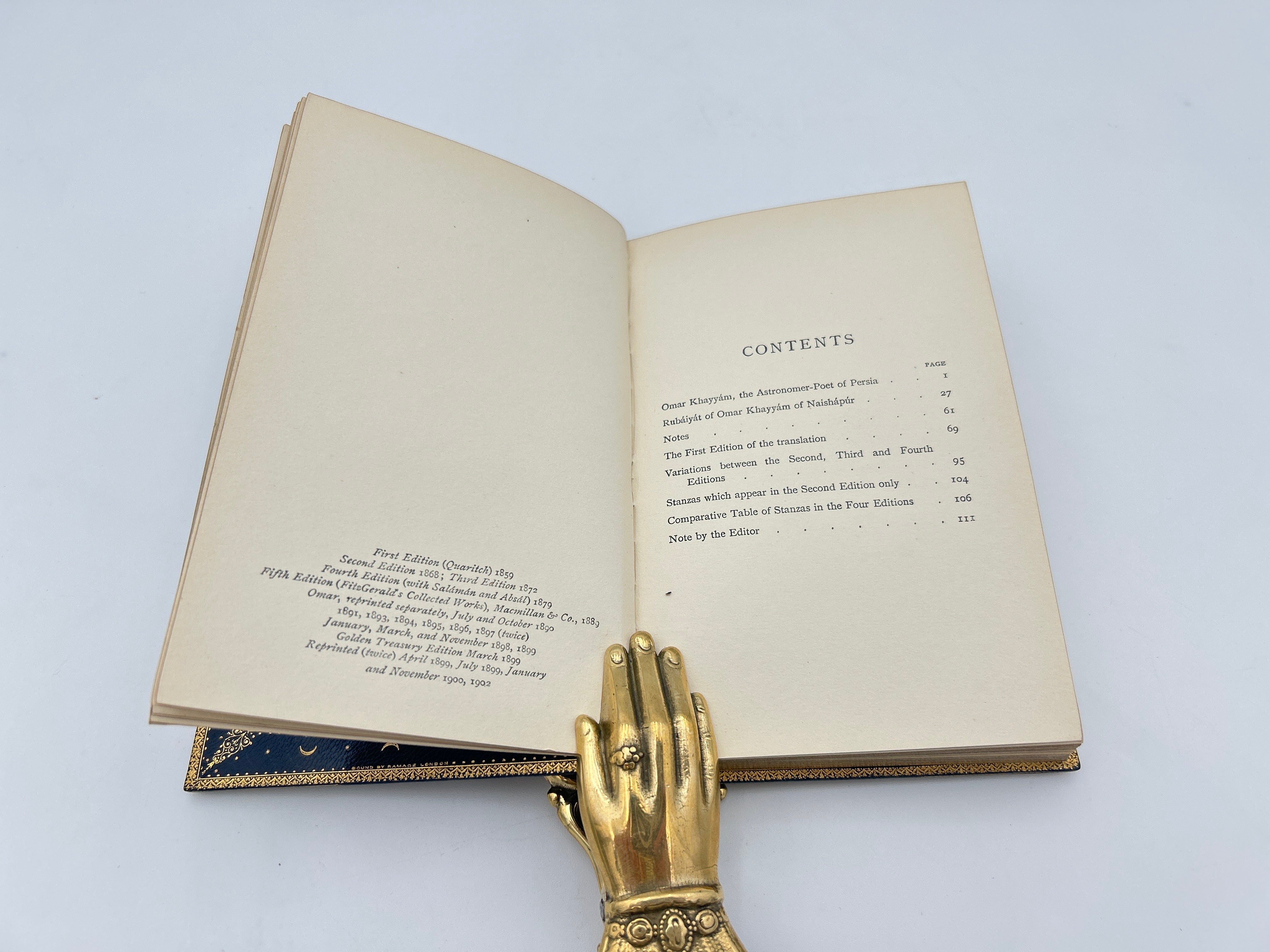 Rubáiyát of Omar Khayyám – Moons Rare Books