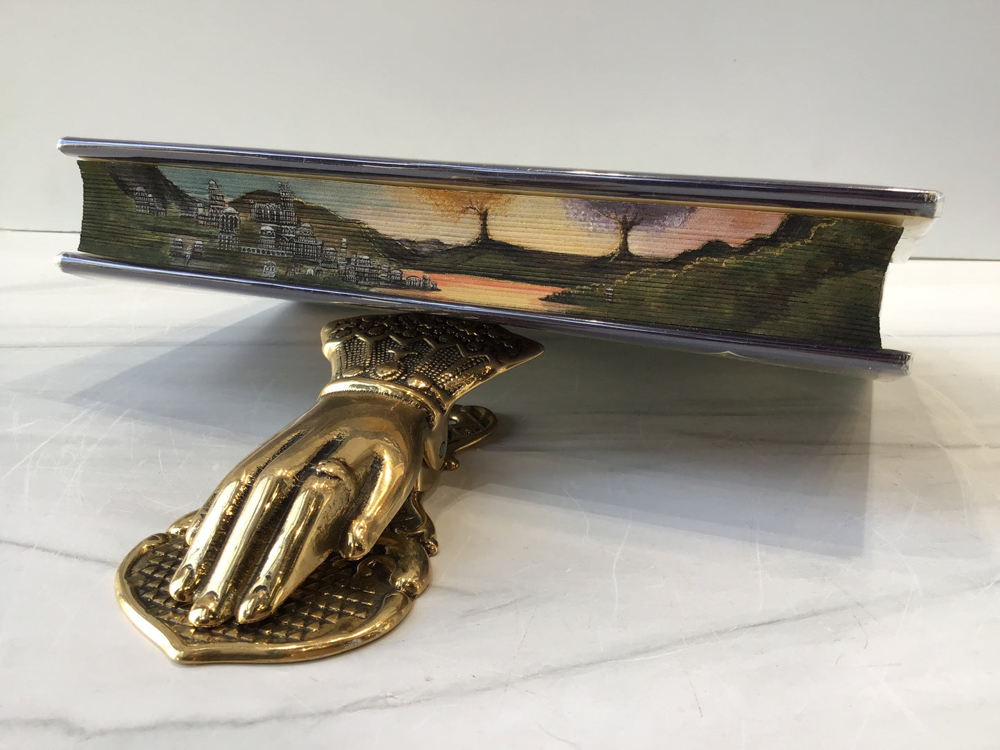 The Silmarillion - with Fore Edge Painting by Maisie Matilda