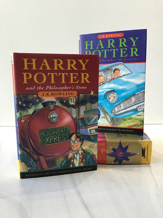 -Harry Potter Books 1 & 2 Box Set* - Signed by J.K. Rowling