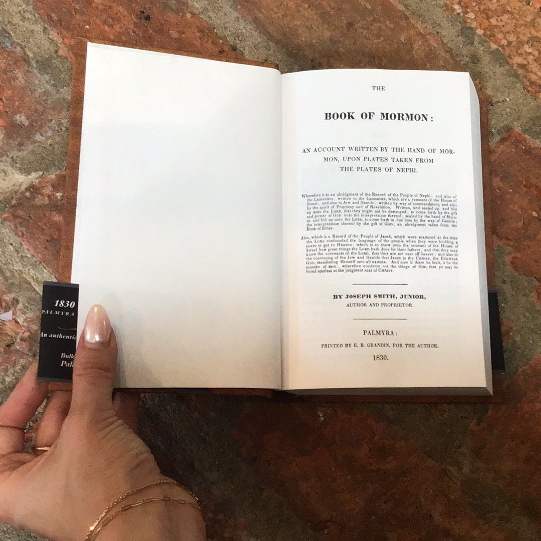 Replica 1830 Book of Mormon