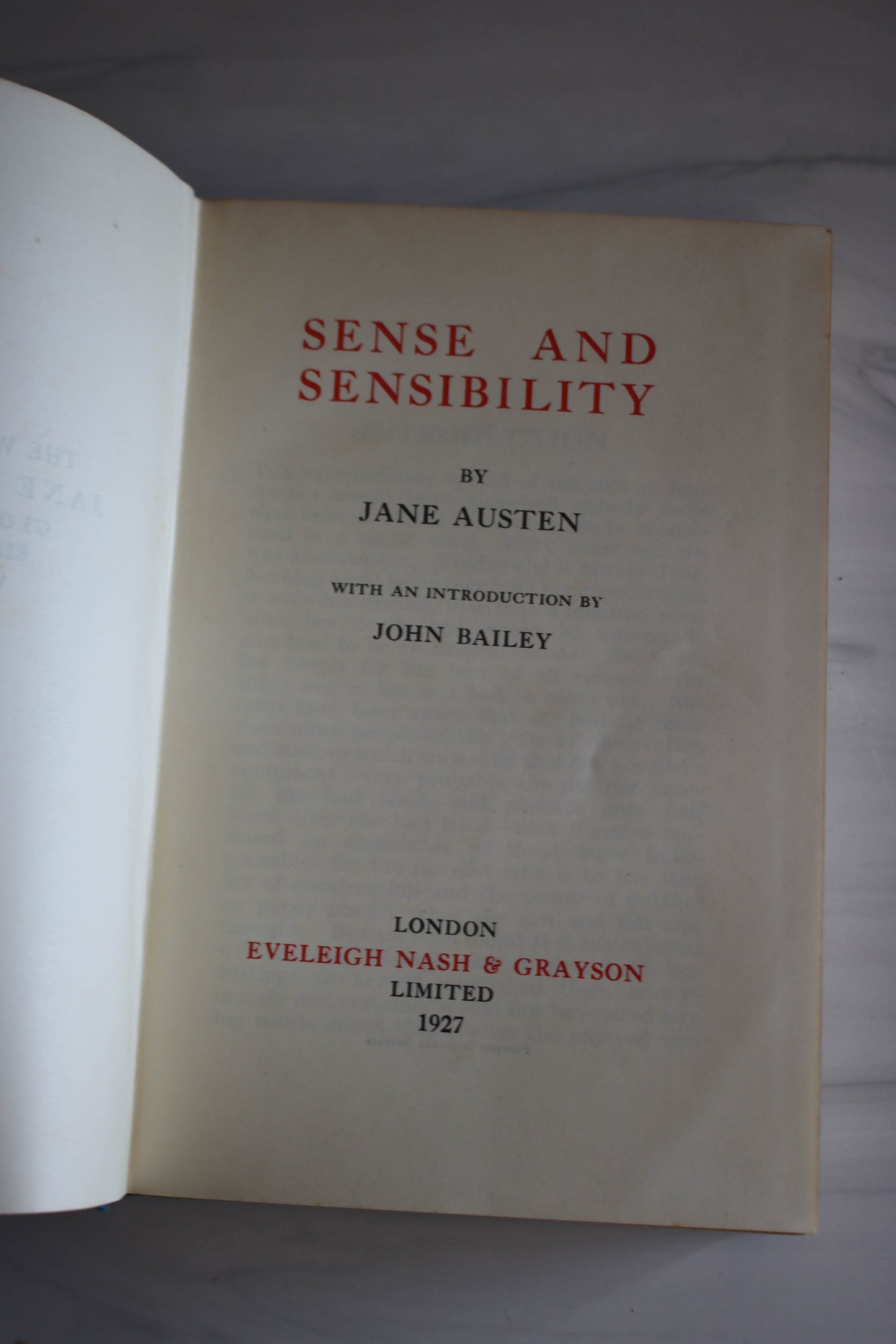 ^Sense and Sensibility*