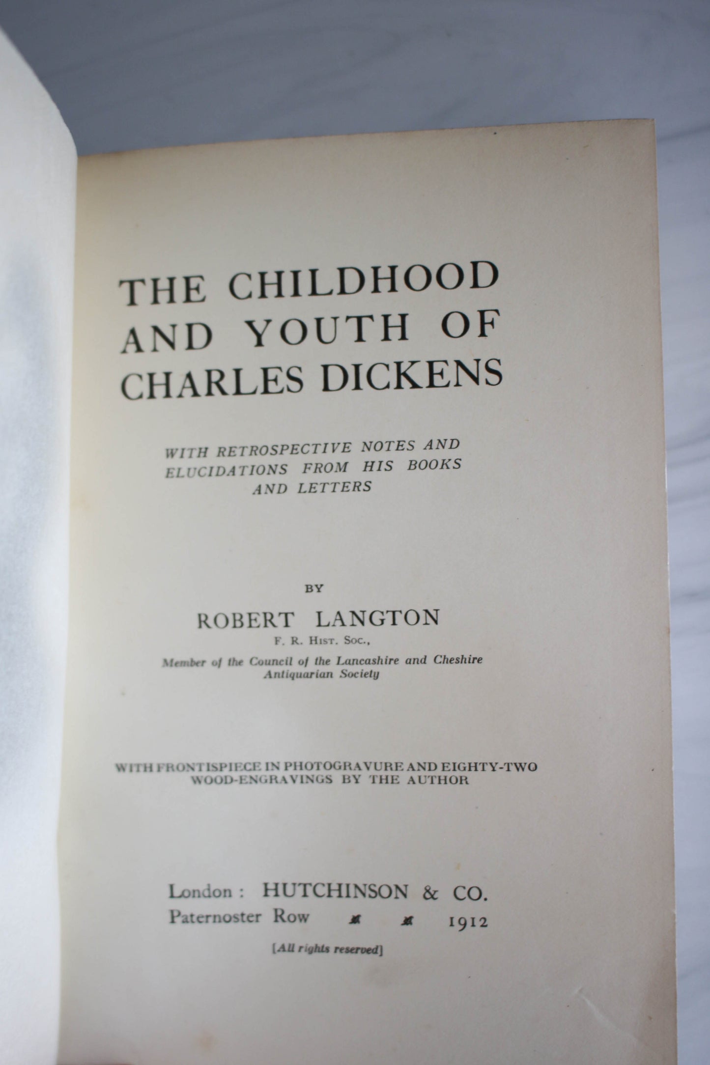 The Childhood & Youth of Dickens