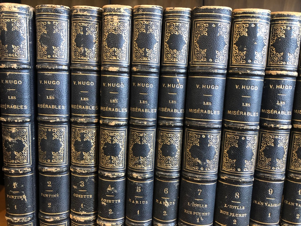 ^Les Miserables 1862, 10 volume set