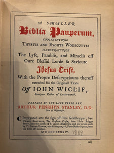 ^A Smaller Biblia Pauperum 1884