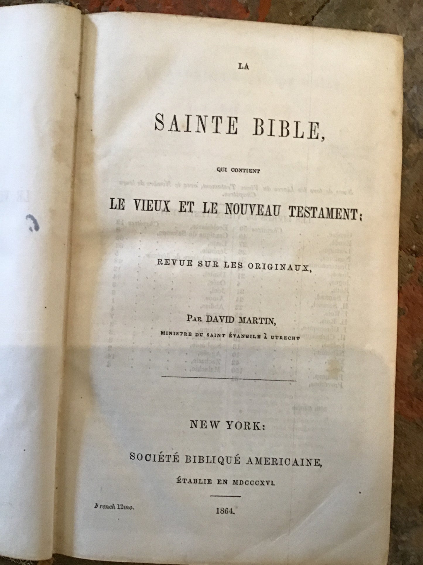 ^La Sainte Bible 1864